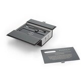 Parker Kemični svinčnik Duofold Chevron, črno srebrn | Shoptok.si