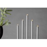 Venture Home adventski svijećnjak s LED žaruljicama Bj&amp;ouml;rnfj&amp;auml;llet 40 cm, srebrna Slike