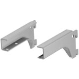DOLLE Walk In Regalni nosilec (Do x Š x V: 14,2 x 2,5 x 7,4 cm, Nosilnost: 50 kg, Srebrna, 2 kos) | Shoptok.si