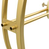  Zidni sat zlatni 52 cm željezni | shoptok.hr