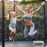  Vrtni trampolin Neo-Sport 15 ft / 465 cm s unutarnjom zaštitnom mrežom i ljestvama | shoptok.hr