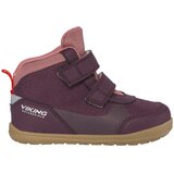 Viking čevelj gležnjar - membrana 56310 Aspen barefoot D plum 30 Cene