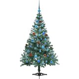 vidaXL Umestno božično drevo med 150 LED Zelena 150 cm PVC in Jeklo | Shoptok.si