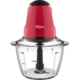 ZLN5619 Električni sekljalnik - steklena posoda - 1L - 200W - rdeč