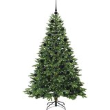 vidaXL Umestno božično drevo med 300 LED Zelena 210 cm PE in PVC | Shoptok.si