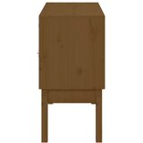  Komoda smeđa boja meda 110 x 40 x 78 cm od masivne borovine | shoptok.hr