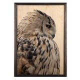 WALLXPERT dekorativna uramljena drvena slika owl xl | ePonuda.com