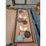 Wallity textured - 7 multicolor decorative metal wall accessory oštećena ambalaža Cene