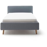 Meise Möbel Modra/siva oblazinjena postelja brez letvenega dna 120x200 cm Mattis – | Shoptok.si