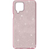 AVIZAR Ovitek z blešcicami za Samsung Galaxy A12, soft gel silikon - roza, (20719175) | Shoptok.si