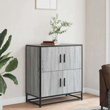 vidaXL Komoda siva sonoma 68x35x76 cm inženirski les | Shoptok.si