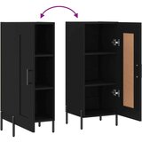  Komoda crna 34 5 x 34 x 90 cm od konstruiranog drva | shoptok.hr