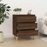  Komoda boja smeđeg hrasta 60 x 35 x 70 cm konstruirano drvo | Eponuda.com