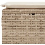  2-dijelni set vrtnih sofa s jastucima bež od poliratana bagrem | shoptok.hr