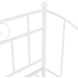  Za krevet na razvlačenje bijeli metalni 90 x 200 cm | shoptok.hr