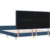 Plavi Modra Tkaninska Postelja 180x200 cm, (22049628) | Shoptok.si