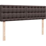  Otomanski okvir kreveta s madraca tamnosmeđi 140x200cm tkanine | shoptok.hr