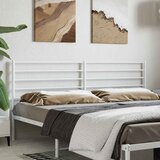  Metalno zamjensko uzglavlje bijelo 200 cm | shoptok.hr
