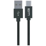 Winner Group - USB kabl sa produženim USB-C / USB-A konektorom, 60W, 1 m, crna Cene