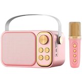  bluetooth zvučnik karaoke set sa mikrofonom YS-103 roze | ePonuda.com