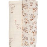 Bubaba by FreeON tetra plenica muslin 2/1, beige slonček, 70 x 70 cm beige Cene