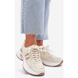 Boto Women's Sneakers On A Chunky Sole Beige Davira | ePonuda.com