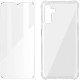 AVIZAR Samsung Galaxy A13 5G in A04s 360° Premium Protection Pack: mehko ohišje iz kaljenega stekla, odporno na udarce - prozorno, (20632534) | Shoptok.si