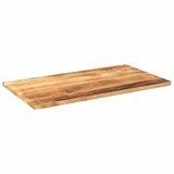  Ploča stola 100x60x3,8 cm pravokutna puna drvena gruba mango | shoptok.hr