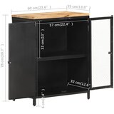  Komoda od masivnog grubog drva manga 60 x 35 x 78 cm | shoptok.hr