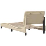  Posteljni okvir brez vzmetnice krem 90x190 cm tkanina, (22053577) | Shoptok.si