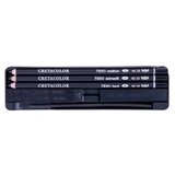  Umjetnički kpl za crtanje Cretacolor nero pocket 7 kom u metalnoj kutiji | shoptok.hr