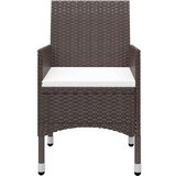  Jedilna garnitura 3-delna rjava | Shoptok.si