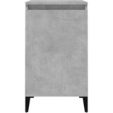  Noćni ormarići 2 kom boja betona 40x35x70 cm konstruirano drvo | shoptok.hr