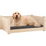  Krevet za pse 75,5x55,5x28 cm od masivne borovine | shoptok.hr
