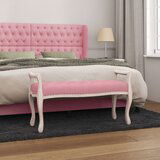 The Living Store klop roza 110x45x60 cm žamet - klop, (21495135) Cene