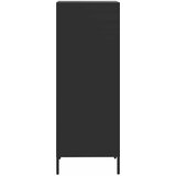  Visoka komoda crna 35x39x103,5 cm od čelika | shoptok.hr