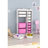 Hanah home višenamenske police montana xs 2D4N8U white pink v2 | ePonuda.com