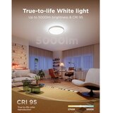 GOVEE LED RGBICWW prigu&amp;scaron;iva plafonsko LED svetlo/55W/230V prečnik 53 cm Matter Wi-Fi Slike
