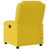  Masažni naslonjač žuti baršunasti | shoptok.hr