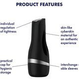 Satisfyer Men Classic - ručni masturbator za usisavanje (srebrni) | shoptok.hr