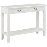  Konzolni stol bijeli 110 x 35 x 80 cm drveni | shoptok.hr