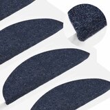  Prostirke za stepenice, samoljepljive, 5 kom, 56x17x3 cm, plave, poluokrugle | shoptok.hr