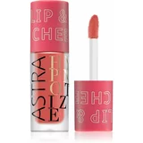 Astra Make-up Hypnotize Lip & Cheek tekoče rdečilo za ustnice in lica odtenek 04 Queen Peach 3,5 ml