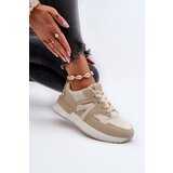 Boto Women's Beige Faux Leather Sneakers Vinelli | shoptok.hr