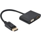 Gembird Display port male to HDMI female + VGA female adapter black A-DPM-HDMIFVGAF-01 Cijene
