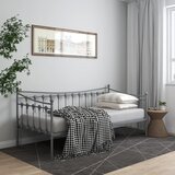  Okvir za krevet na razvlačenje sivi metalni 90 x 200 cm | Eponuda.com