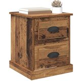 vidaXL Noćni ormar Staro drvo 39 x 39 x 47.5 cm Konstruirano drvo Cijene