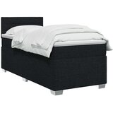  Boxspring krevet s madracem Crna 80 x 200 cm Tkanina - Crna 80 x 200 cm Dizajn linija | shoptok.hr
