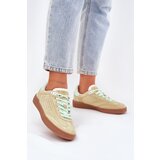 D.Franklin Suede Sports Shoes Sneakers Women Lime | Shoptok.si