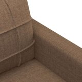  Sedežna garnitura 4-delna z vzglavniki rjavo blago, (20922772) | Shoptok.si